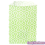 Green Honeycomb Candy Bags: 25-Piece Pack