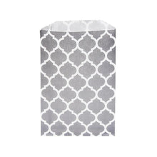 Grey Casablanca Pattern Candy Bags: 25-Piece Pack