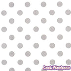 Grey Polka Dot Candy Bags: 25-Piece Pack