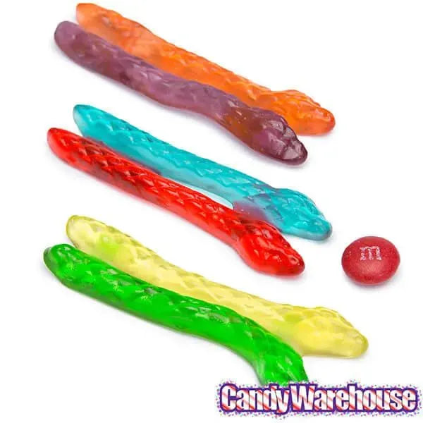 Haribo Gummy Twin Snakes Candy Peg Bags: 12-Piece Box