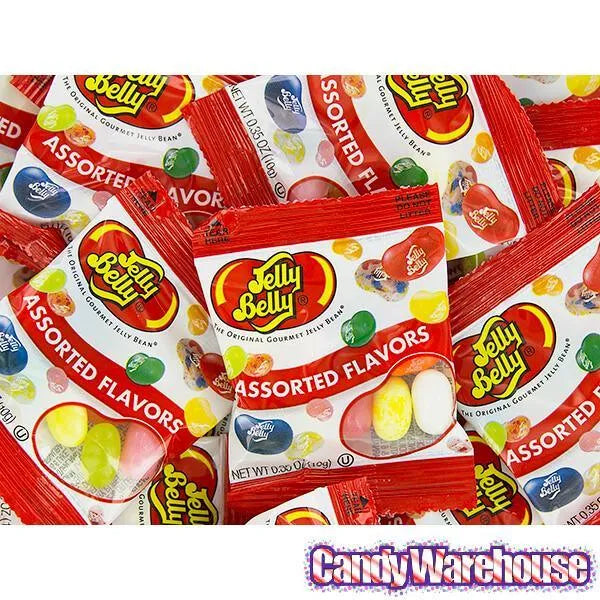 Jelly Belly Assorted Flavors Jelly Beans Mini Packets: 36-Piece Bag