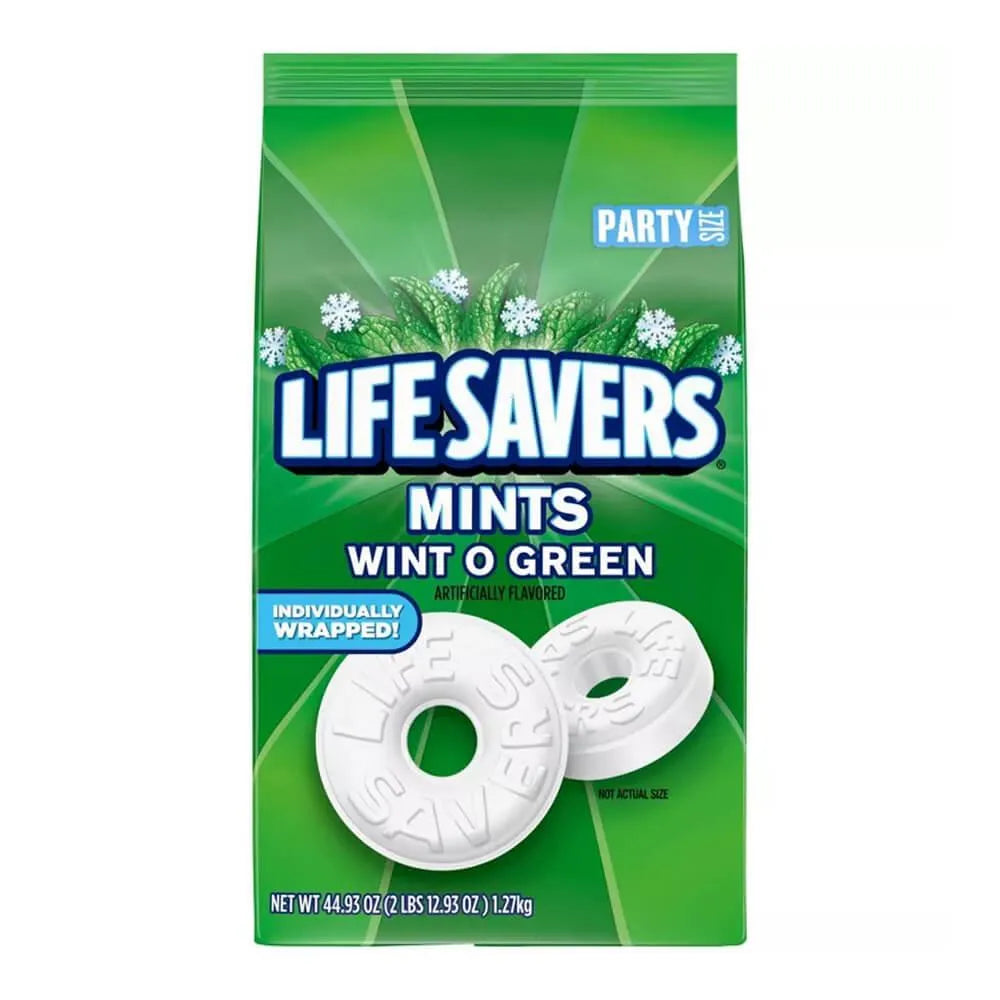 LifeSavers Mint Singles - Wint-O-Green Bulk: 16LB Case