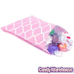 Light Pink Casablanca Pattern Candy Bags: 25-Piece Pack