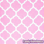Light Pink Casablanca Pattern Candy Bags: 25-Piece Pack