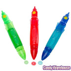 Light-Up Space Rocket Squeeze Candy Dispensers: 12-Piece Display
