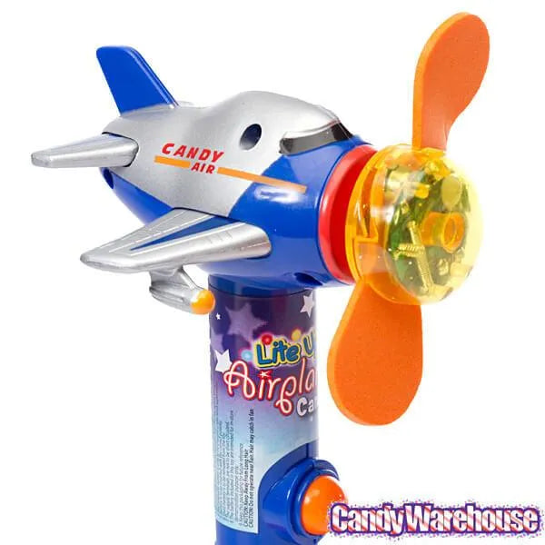 Lite-Up Airplane Fan Pops: 12-Piece Case