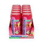 Mentos Sugar Free Gum Packs- Red Fruit Lime: 10-Piece Box