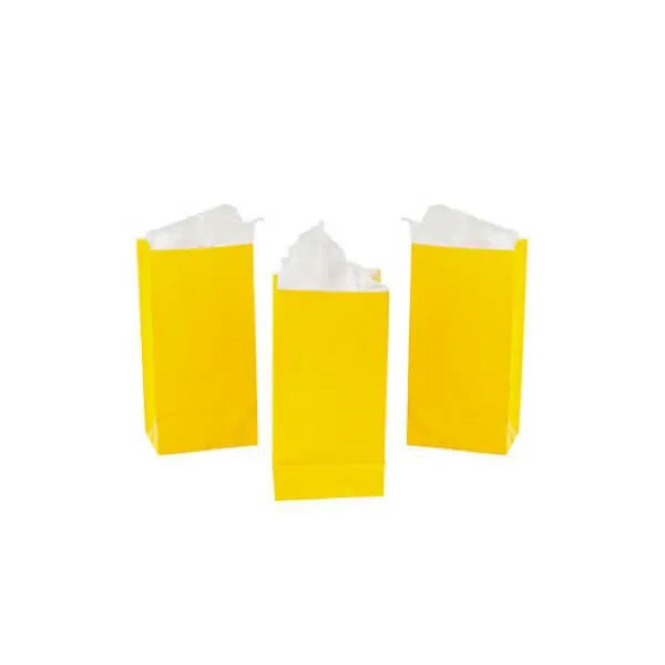 Mini Candy Treat Bags - Yellow: 24-Piece Bag