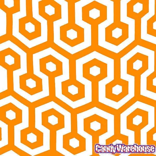 Orange Honeycomb Candy Bags: 25-Piece Pack