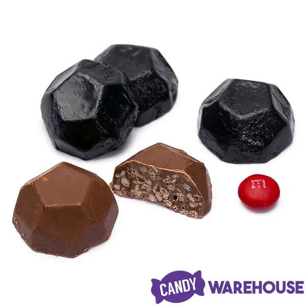 Palmer Foiled Double Crisp Chocolate Black Coal Candy: 12LB Bag