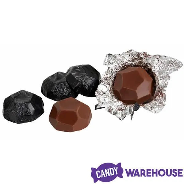 Palmer Foiled Double Crisp Chocolate Black Coal Candy: 12LB Bag