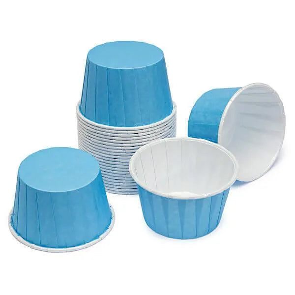 Paper 4-Ounce Candy Cups - Baby Blue: 25-Piece Pack