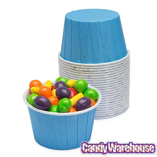 Paper 4-Ounce Candy Cups - Baby Blue: 25-Piece Pack