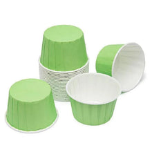 Paper 4-Ounce Candy Cups - Light Green: 25-Piece Pack