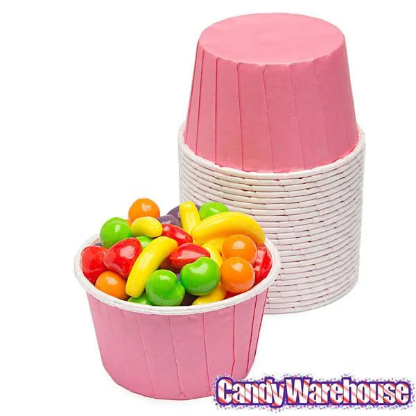 Paper 4-Ounce Candy Cups - Light Pink: 25-Piece Pack