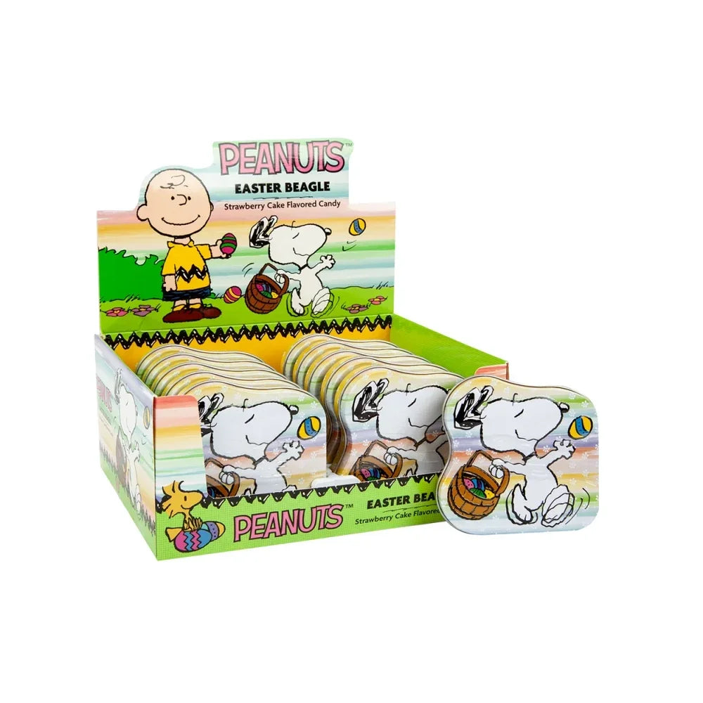Peanuts Strawberry Shortcake Easter Beagle Tin: 12-Count Box