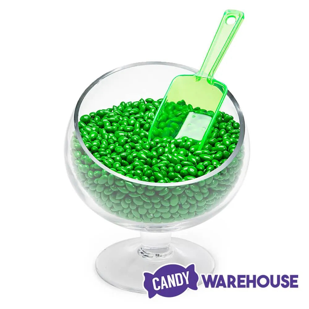 Plastic 2-Ounce Flat Bottom Candy Scoop - Green