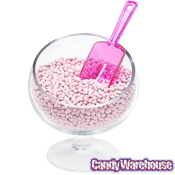 Plastic 2-Ounce Flat Bottom Candy Scoop - Hot Pink