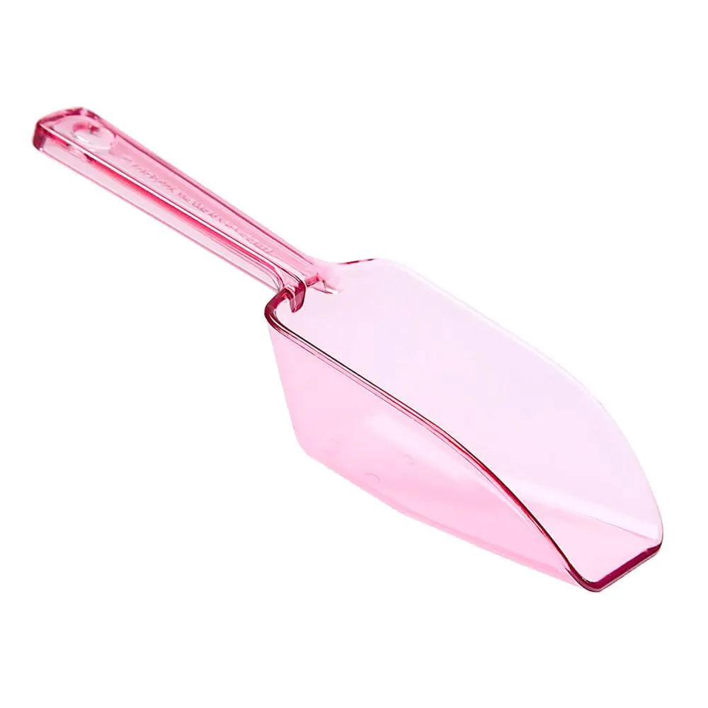 Plastic 2-Ounce Flat Bottom Candy Scoop - Pink