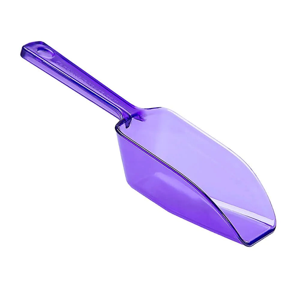 Plastic 2-Ounce Flat Bottom Candy Scoop - Purple