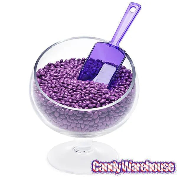 Plastic 2-Ounce Flat Bottom Candy Scoop - Purple