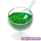 Plastic 2-Ounce Flat Bottom Candy Scoop - Robin Egg Blue