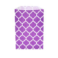 Purple Casablanca Pattern Candy Bags: 25-Piece Pack
