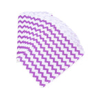 Purple Chevron Stripe Candy Bags: 25-Piece Pack