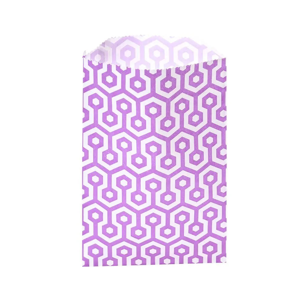 Purple Honeycomb Candy Bags: 25-Piece Pack