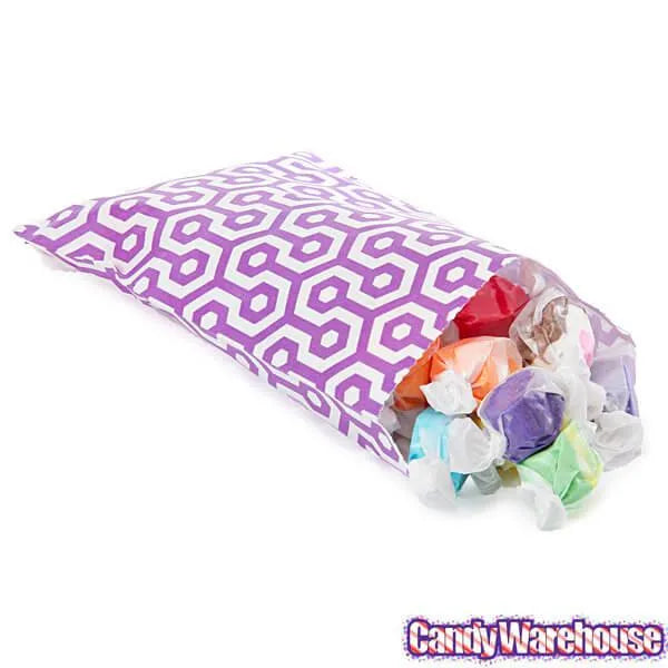 Purple Honeycomb Candy Bags: 25-Piece Pack