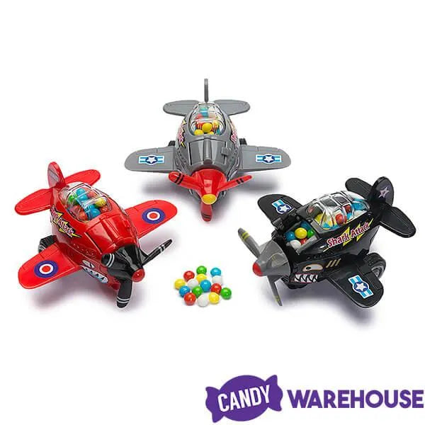 Shark Attack Planes with Candy: 12-Piece Box