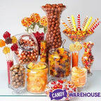 Orange Petite Swirl Lollipops - Orange: 24-Piece Bag