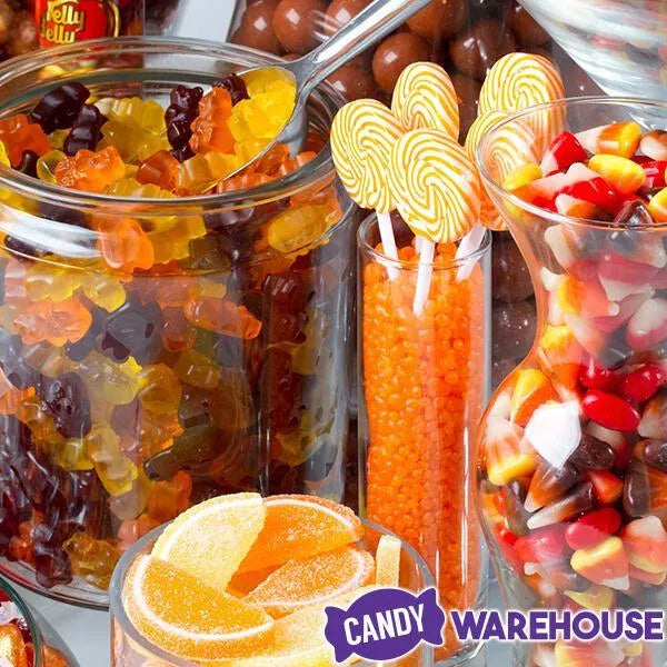 Orange Petite Swirl Lollipops - Orange: 24-Piece Bag