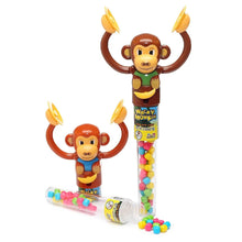 Wacky Monkey Candy Filled Banging Cymbals Monkey Toys: 12-Piece Box