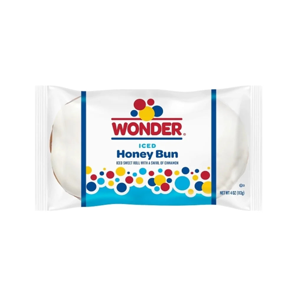 Wonder Iced Honey Bun: 6-Count Box